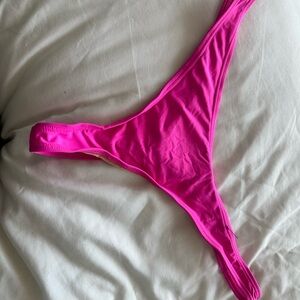 Vibrant Pink Bikini Thong